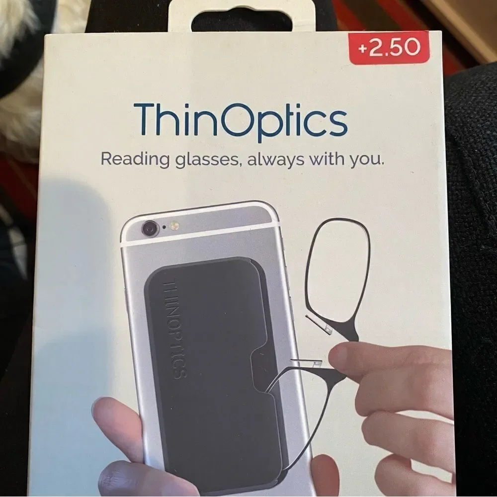 ThinOptics 2.50 Secure Fit Armless Ultralight Reading Glasses Universal …